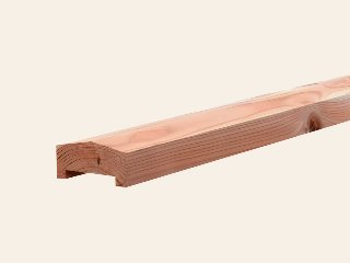Afdek pira douglas, 35 x 85 mm - sponning 60 x 10 mm