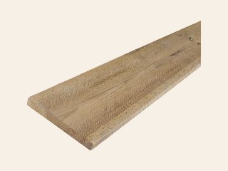 Geïmpregneerde plank fijnbezaagd