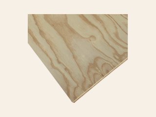 Underlayment elliotis pine 122 x 244 cm, messing en groef