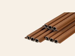 PuraTech 30 Composiet gevelbekleding triple profiel 3,3 x 17 x 290 cm, brandklasse E