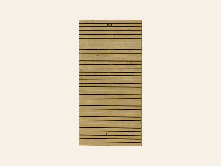 Geïmpregneerd tuinscherm Elan, 180 cm hoog