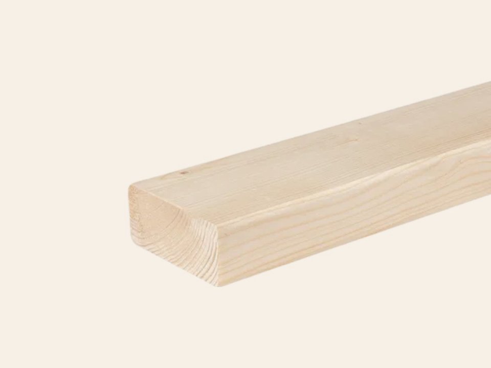 Blank vuren SLS geschaafd
