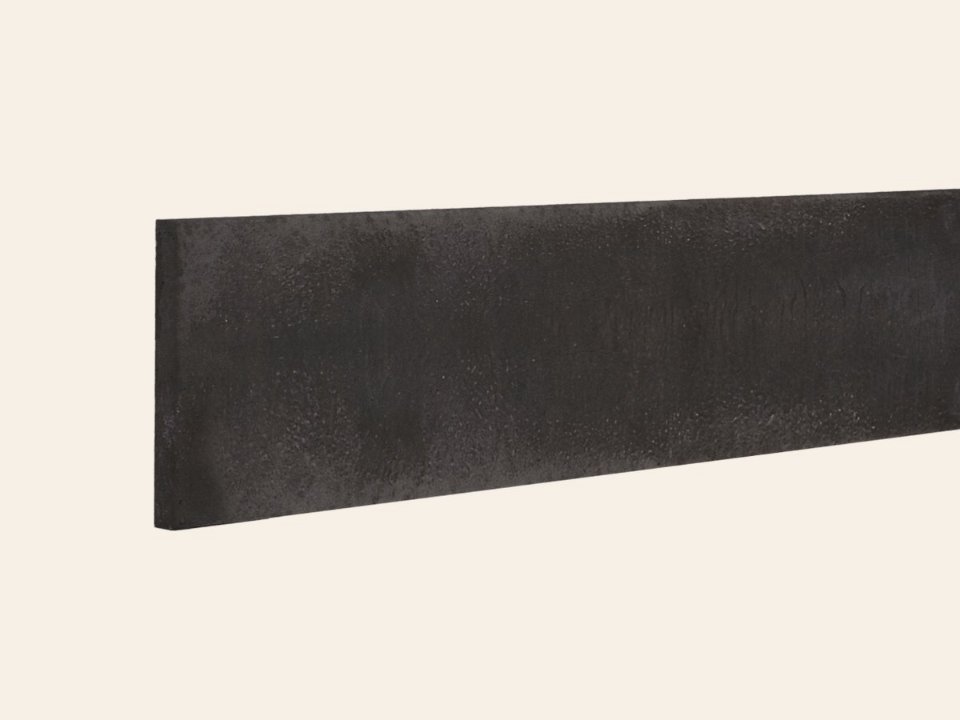 Betonplaat gecoat 24 × 3,5 × 184 cm Antraciet